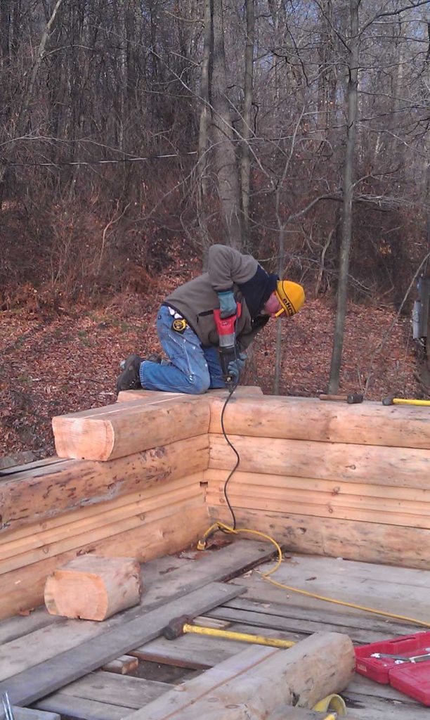 First floor on foundation.